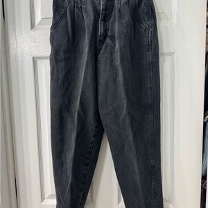 Bill Blass Vintage Woman’s High Waisted Black Wash Denim Jeans 100% Cotton